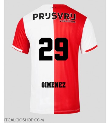 Feyenoord Santiago Gimenez #29 Prima Maglia 2023-24 Manica Corta